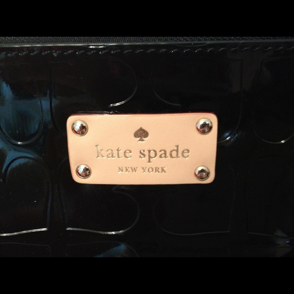 24 hr sale 🔥 🔥🚨SALE⭐️Kate ♠️Spade Sophie black tote red i… - Picture 4 of 4